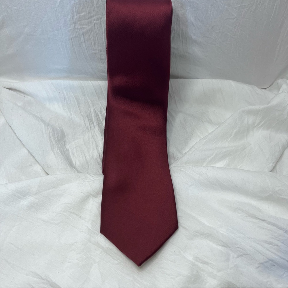 J.Ferrar Men's Wine Neck Tie
